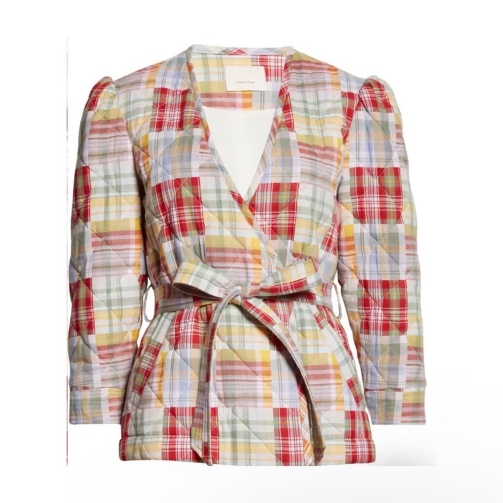Cinq A Sept multi plaid jacket - Picture 5 of 9